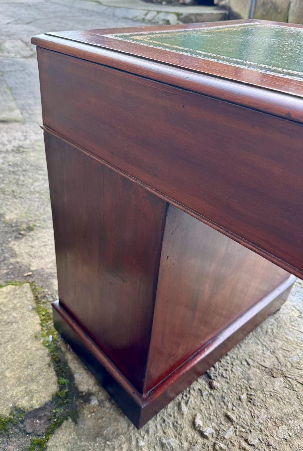 Victorian Mahogany Pedestal Desk View XII