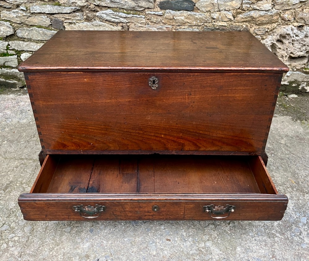 18th Century Oak and Elm Mule Chest View VII