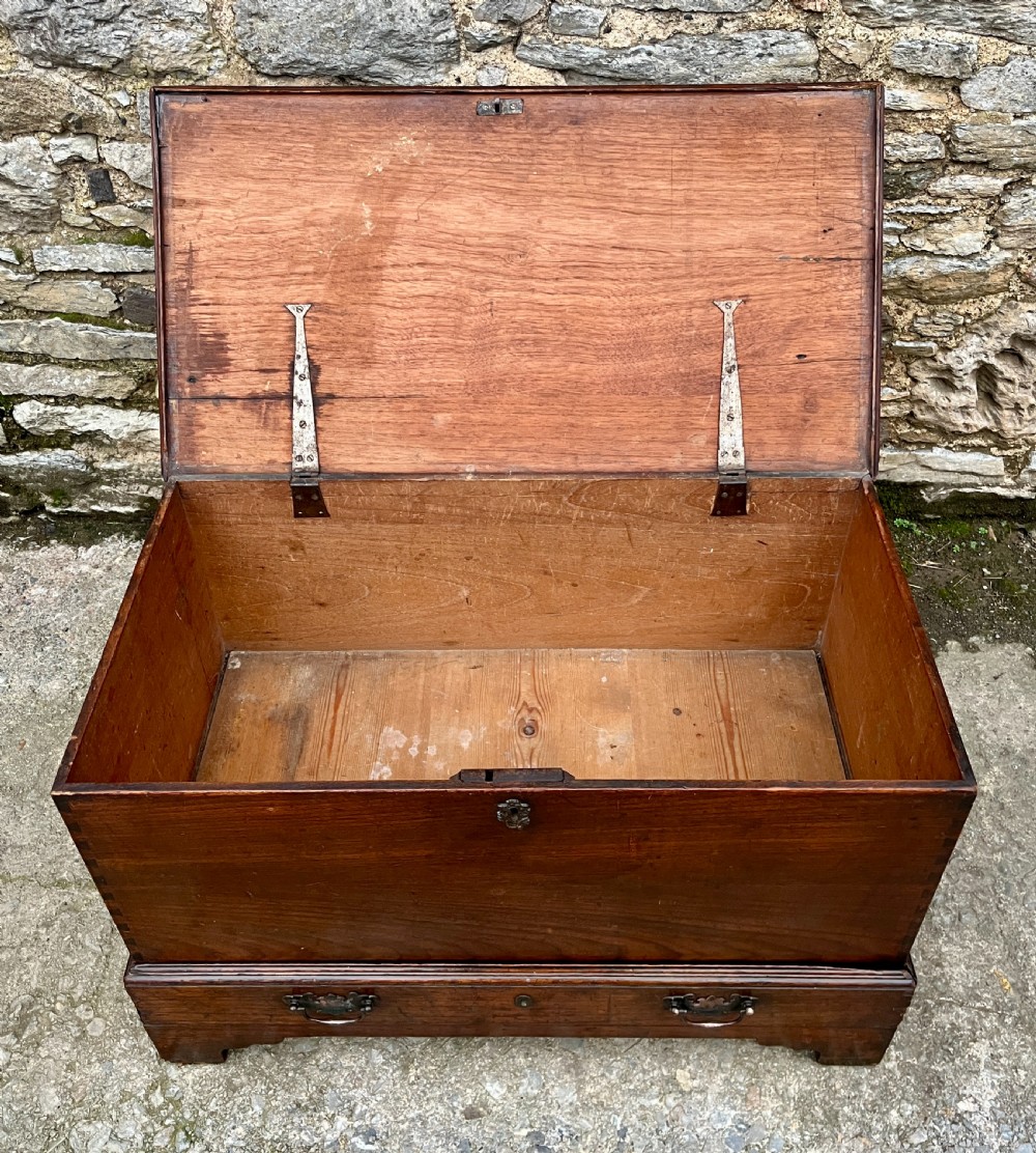 18th Century Oak and Elm Mule Chest View XIII