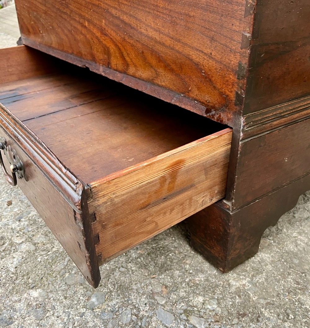 18th Century Oak and Elm Mule Chest View XIX