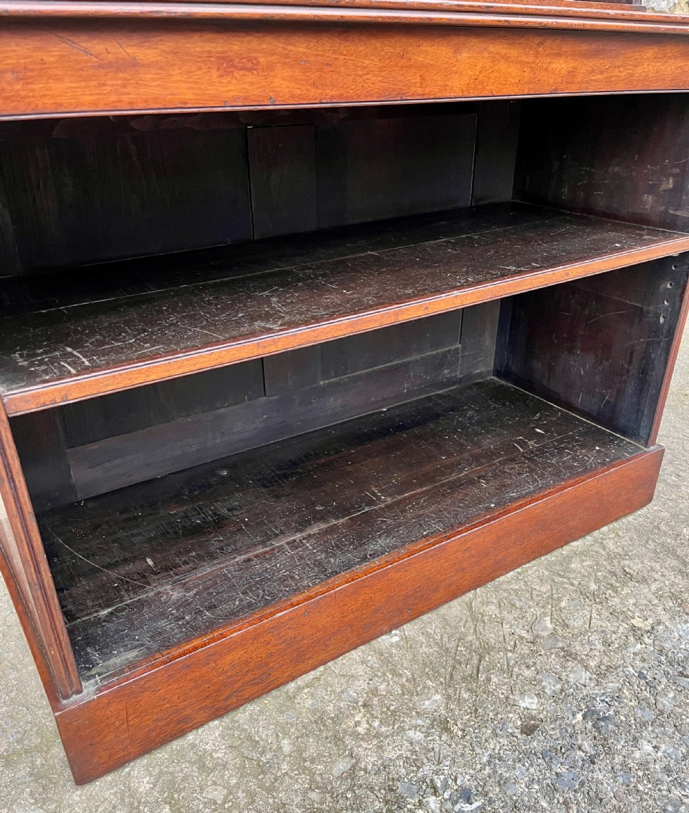 Large Victorian Mahogany Open Bookcase View VII