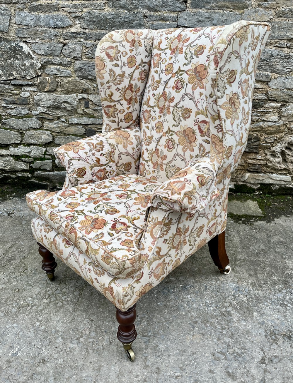 Victorian Wing Armchair View V