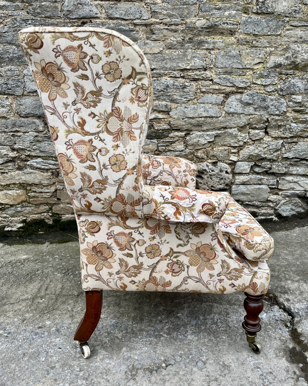 Victorian Wing Armchair View XI