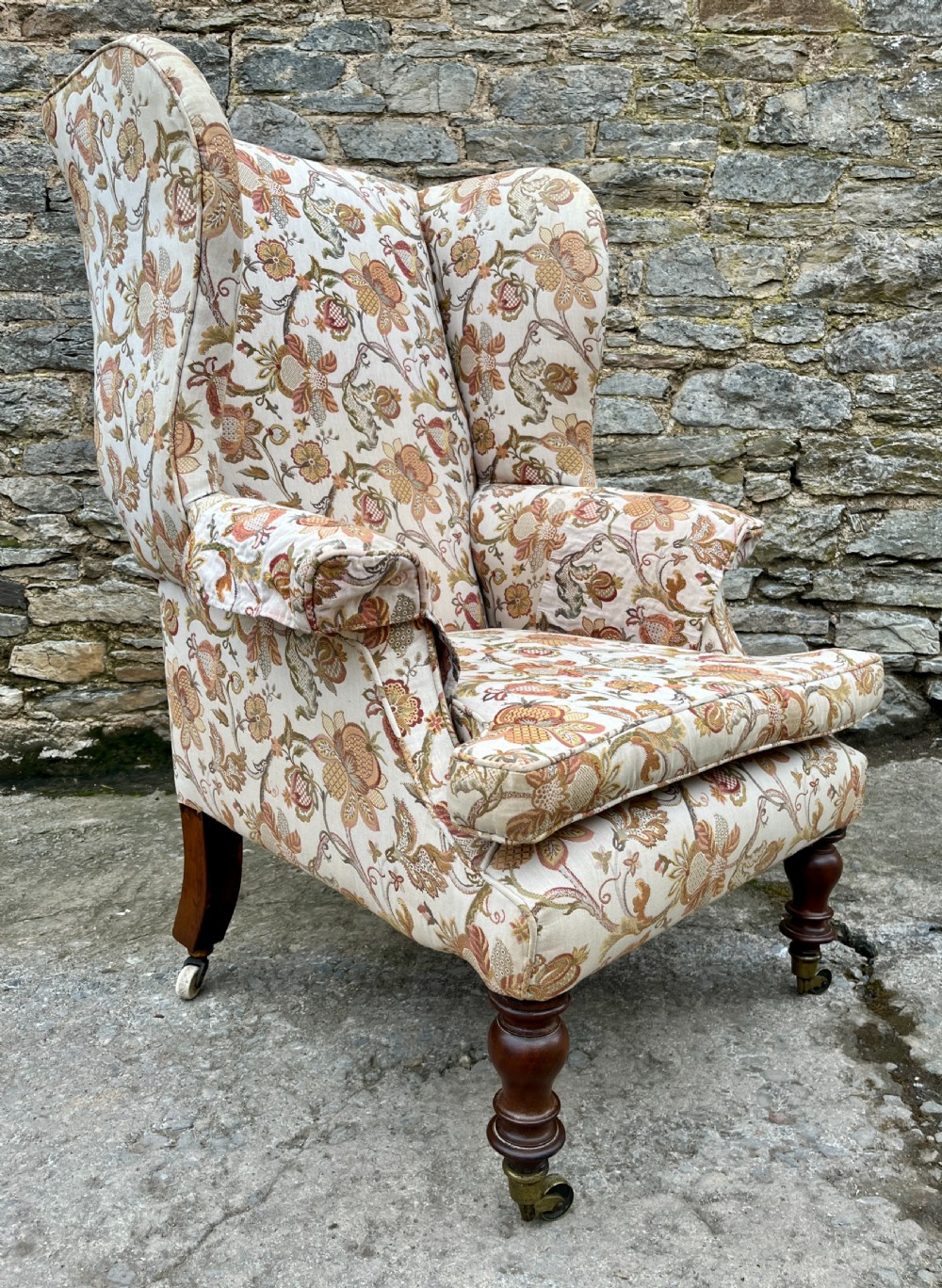Victorian Wing Armchair View XIV