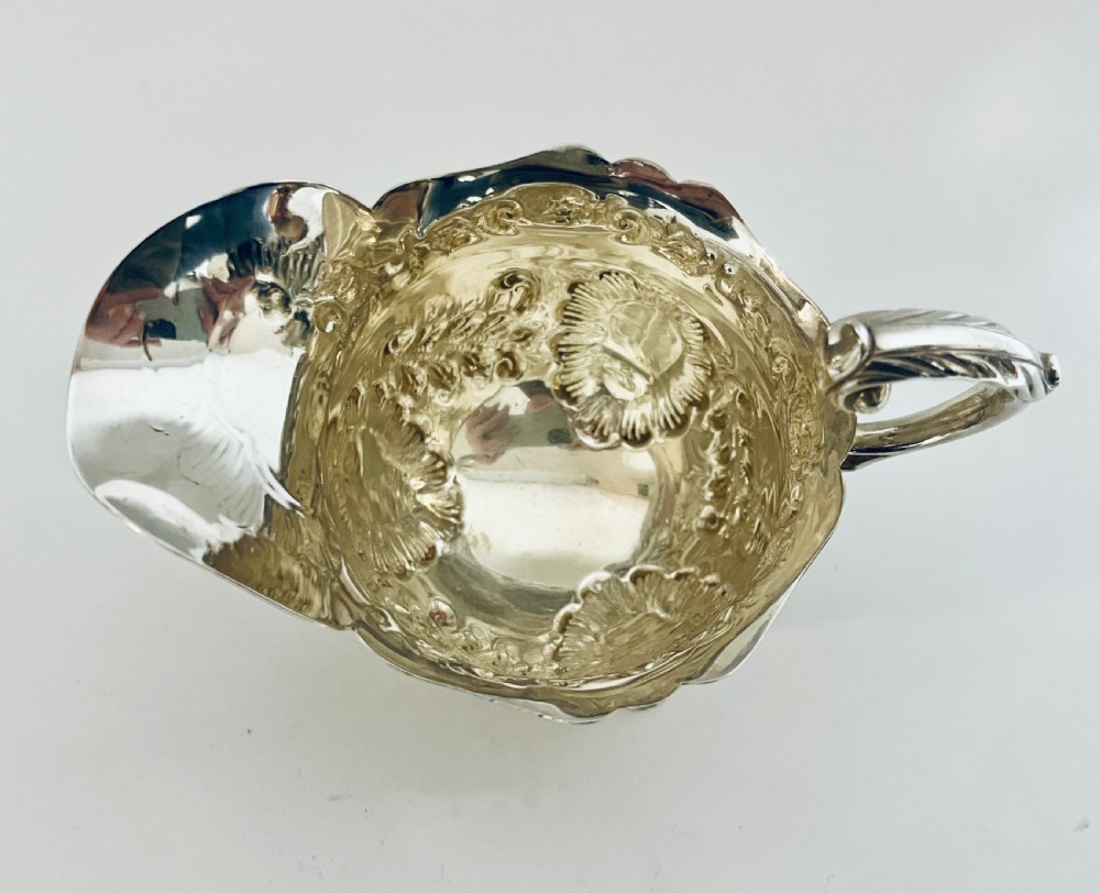 Antique Silver Cream Jug View XI