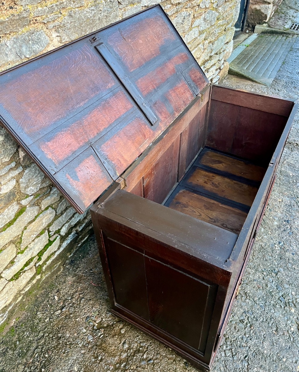 Georgian Oak Mule Chest View XII