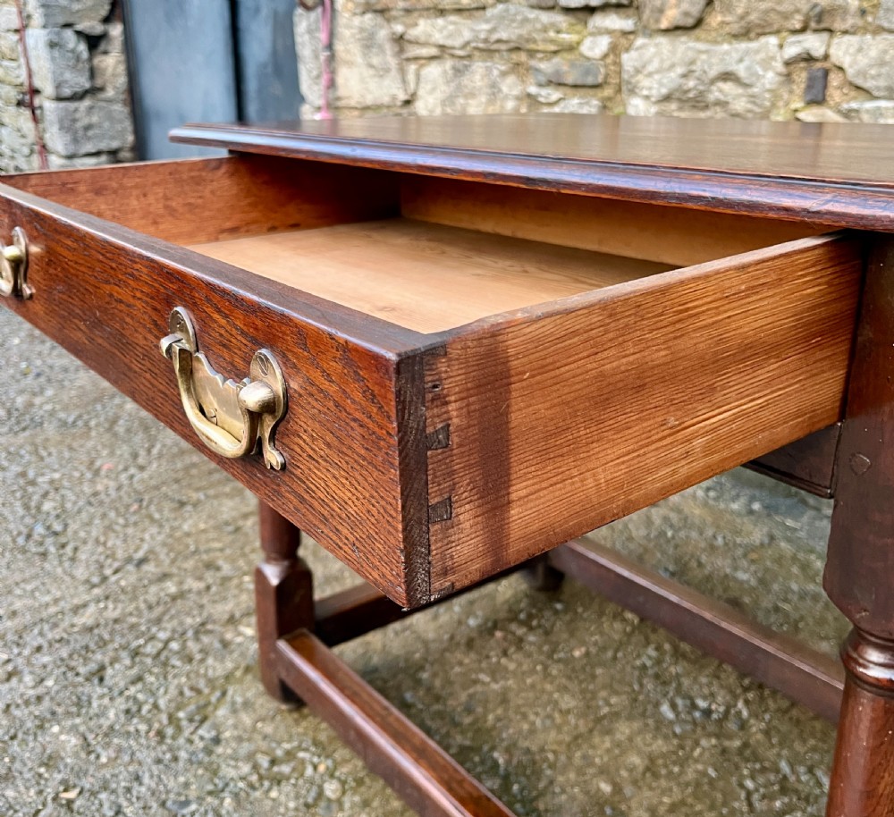 18th Century and Later Oak Side Table View IX