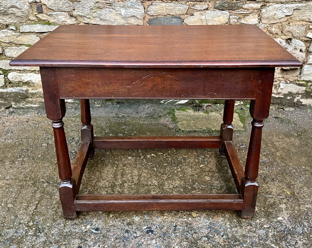 18th Century and Later Oak Side Table View X