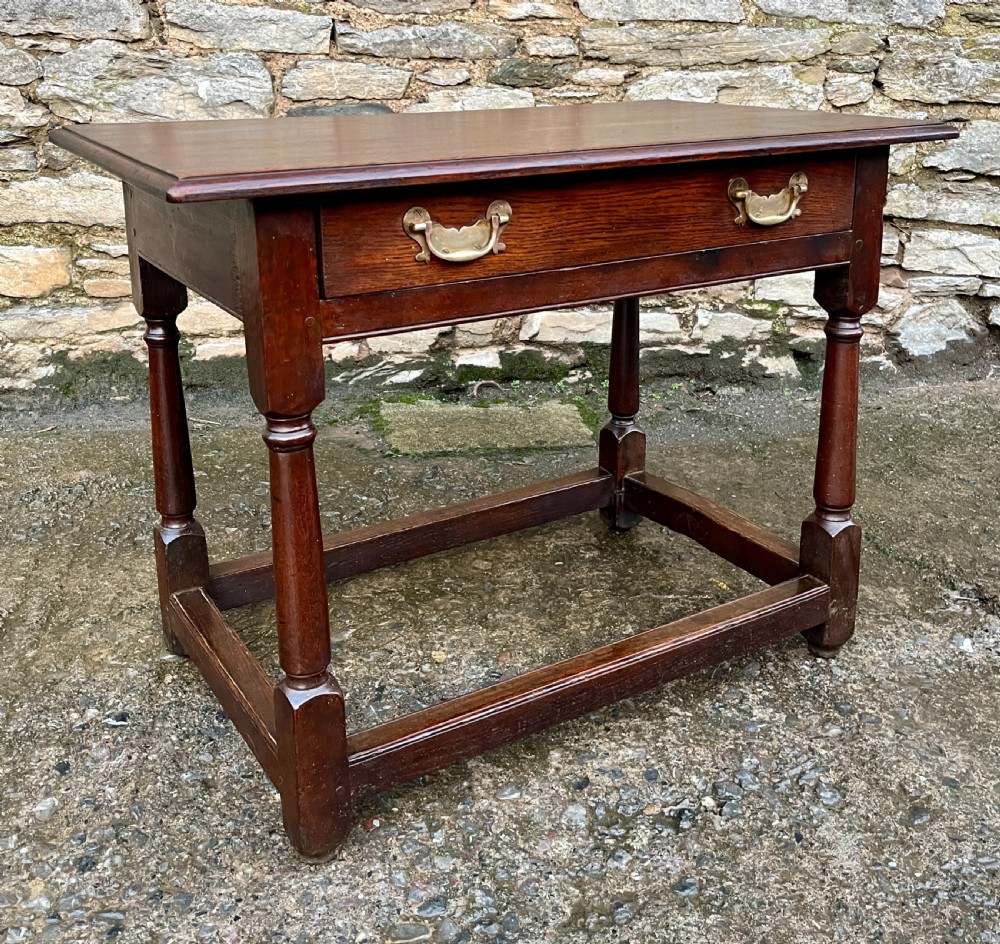 18th Century and Later Oak Side Table View XI