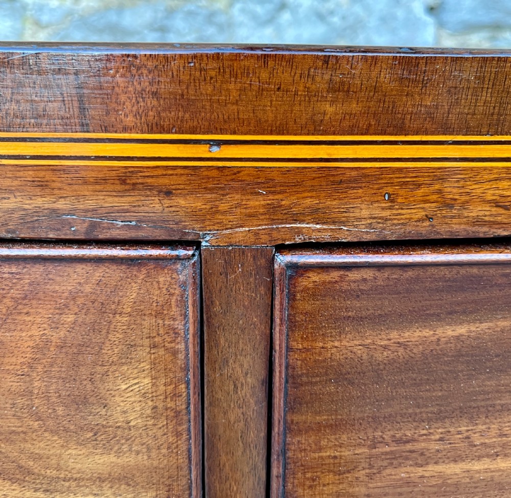 Regency Mahogany Bow Front Chest of Drawers View VIII