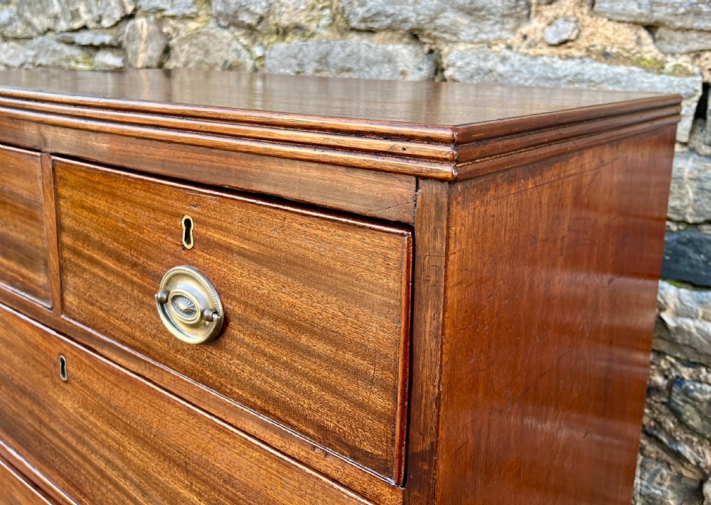 ?Small Regency Mahogany Chest of Drawers View X