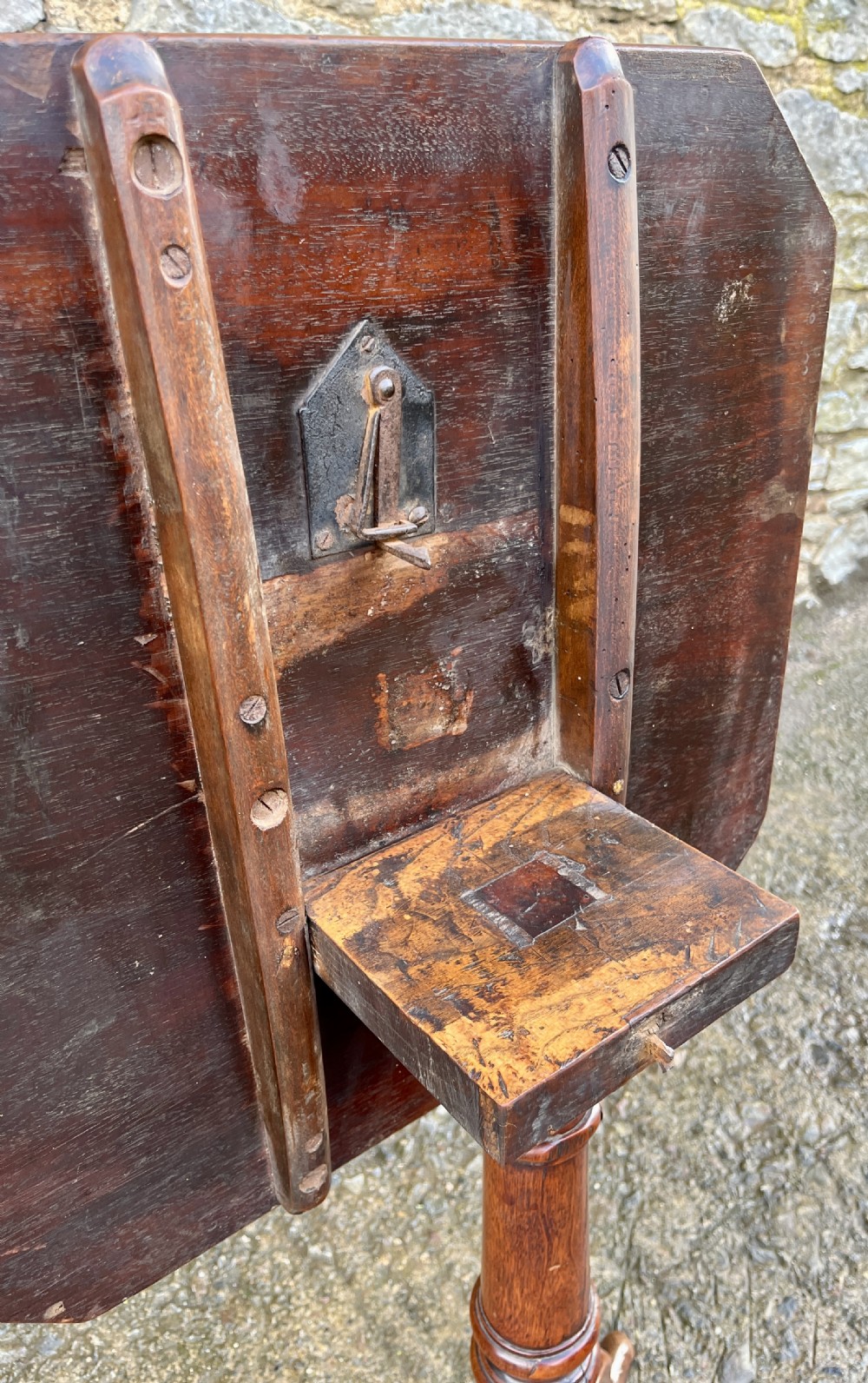 Georgian Mahogany Tilt-Top Table View IX