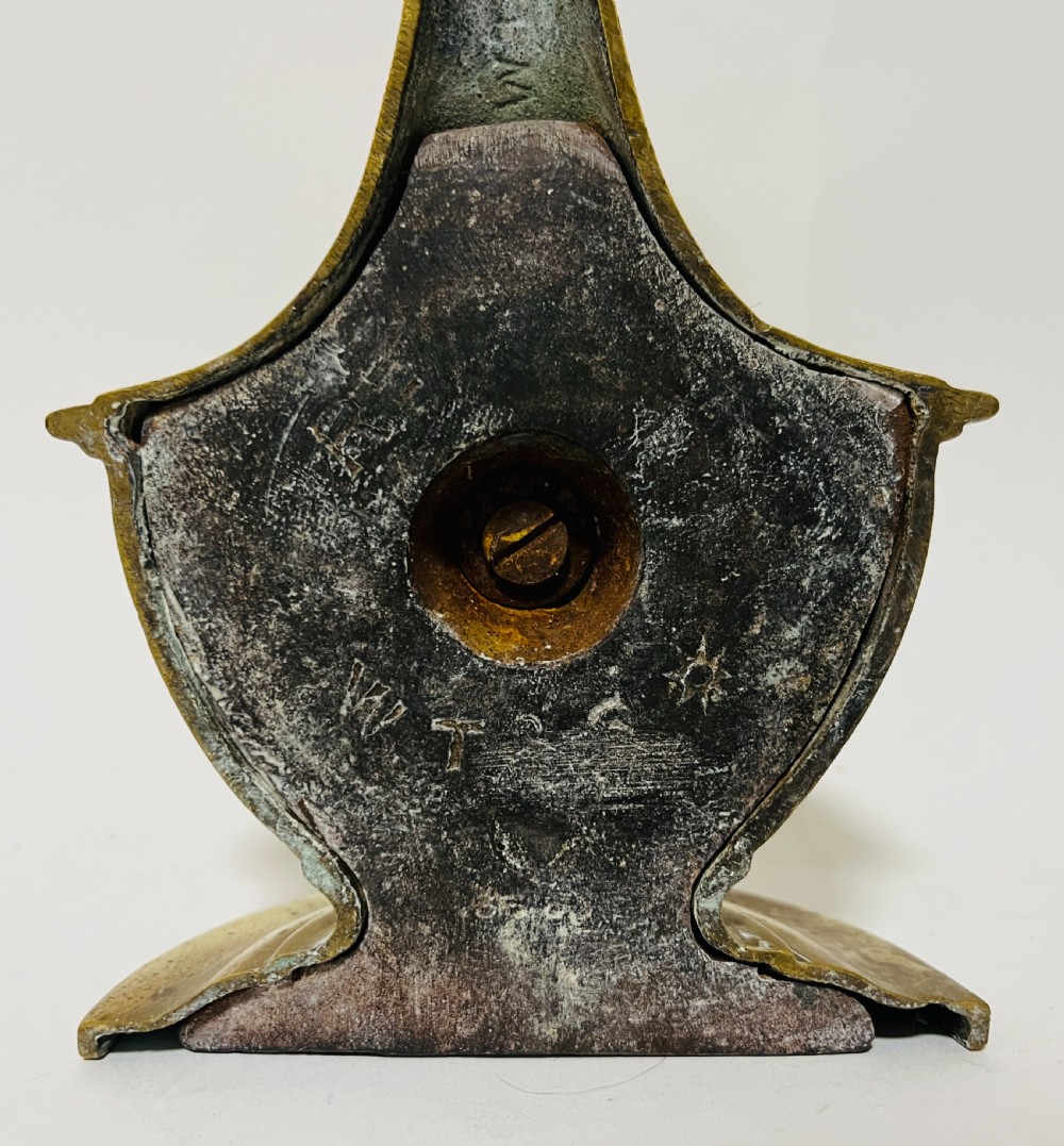 Victorian William Tonks Brass Doorstop View VII