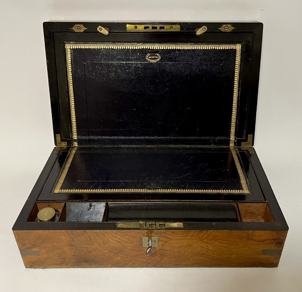Victorian Walnut Writing Slope