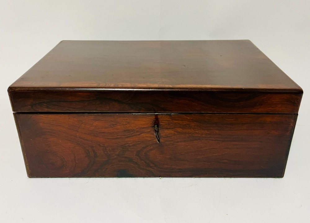Antique Rosewood Writing Slope View XVII