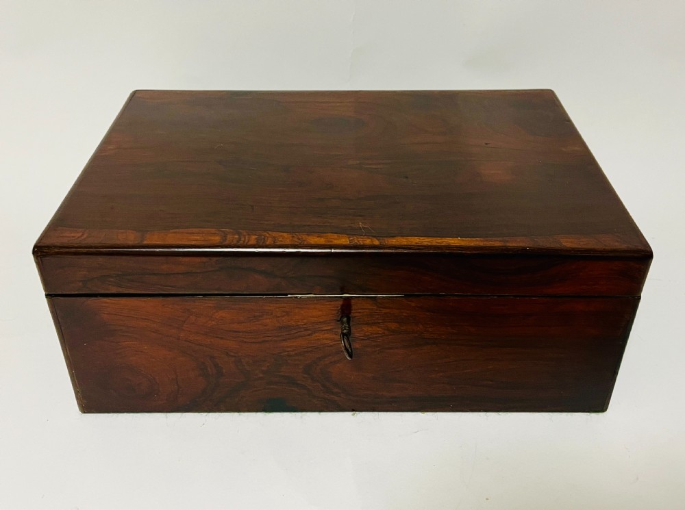 Antique Rosewood Writing Slope View II
