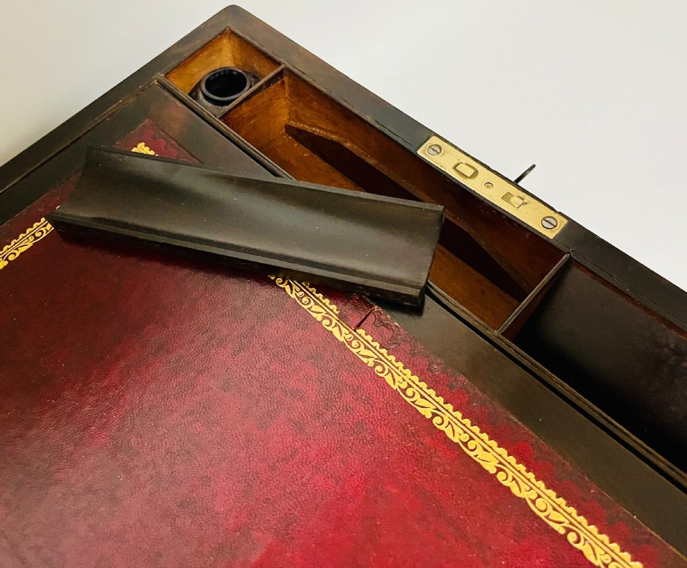 Antique Rosewood Writing Slope View VII