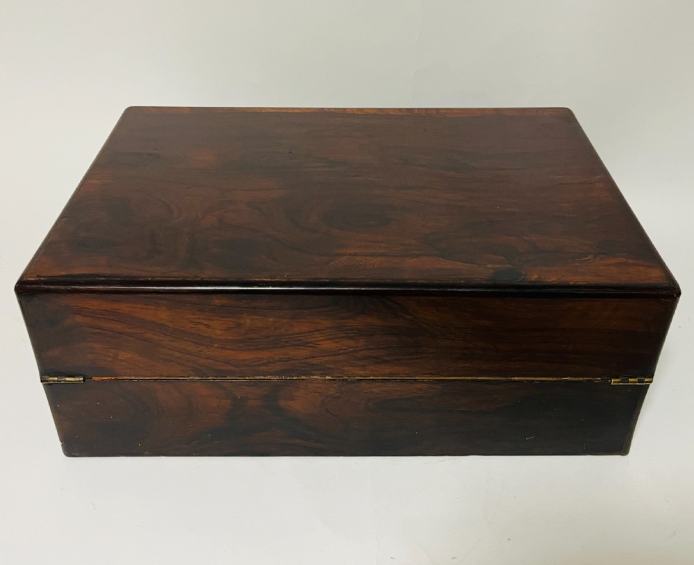 Antique Rosewood Writing Slope View XII
