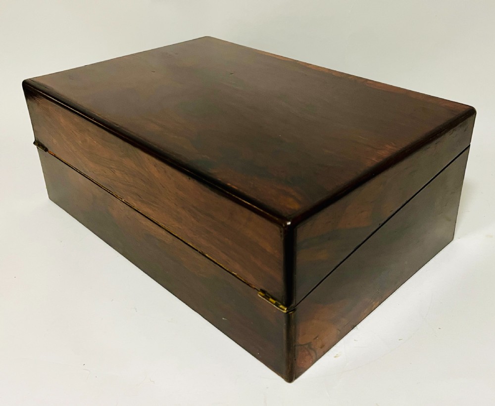 Antique Rosewood Writing Slope View XIII