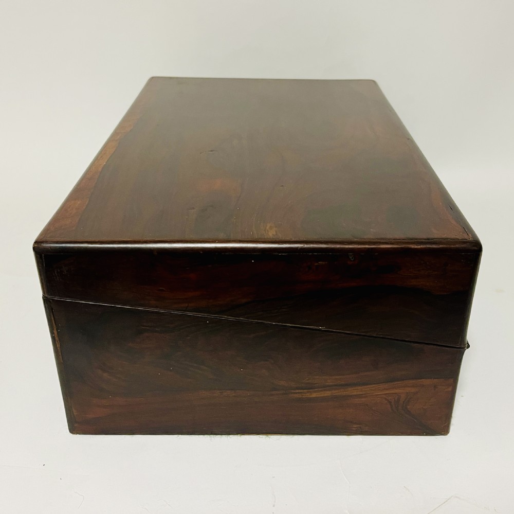 Antique Rosewood Writing Slope View XV