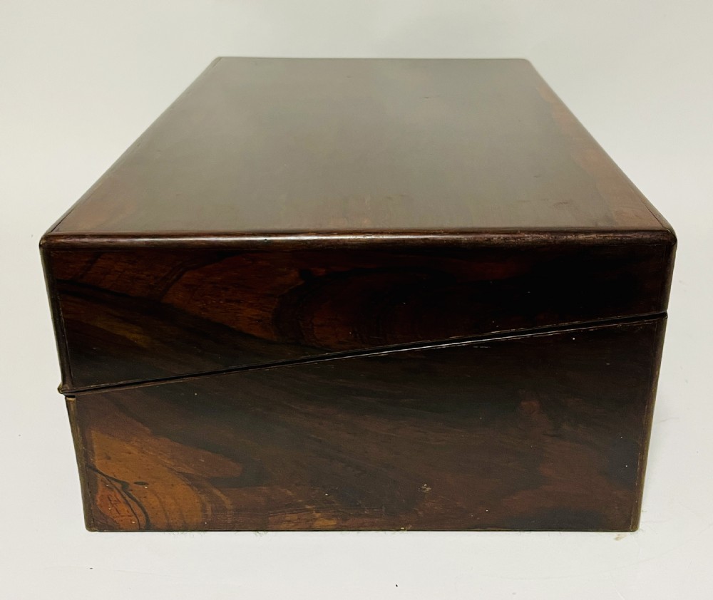 Antique Rosewood Writing Slope View XVI