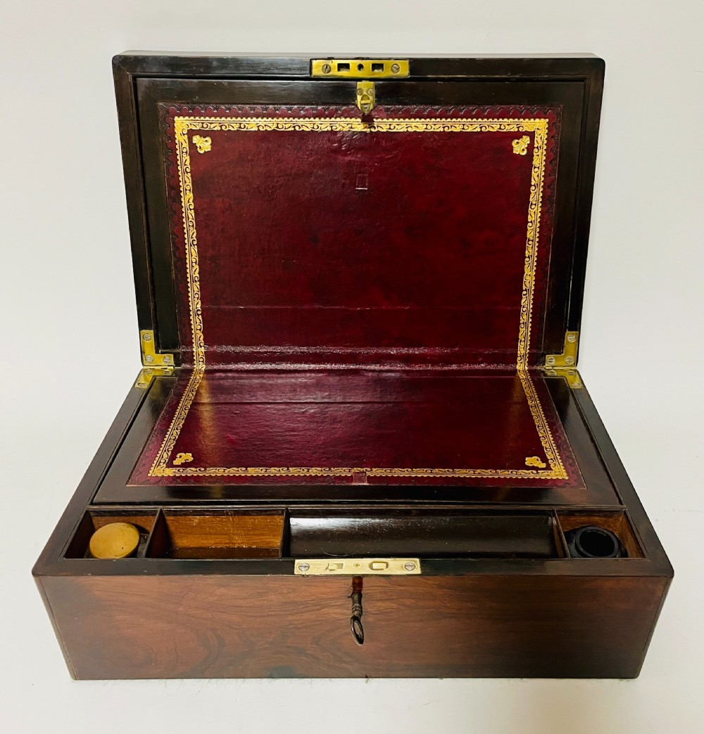 Antique Rosewood Writing Slope
