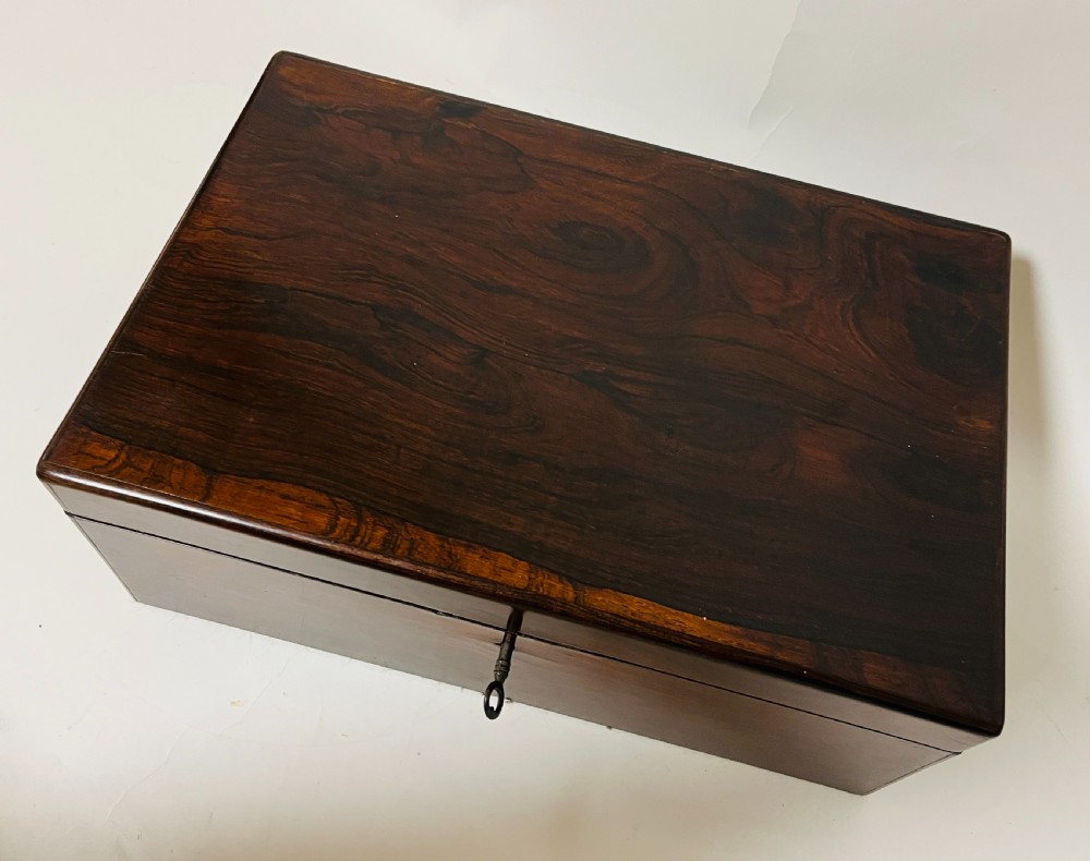 Antique Rosewood Writing Slope View XVIII