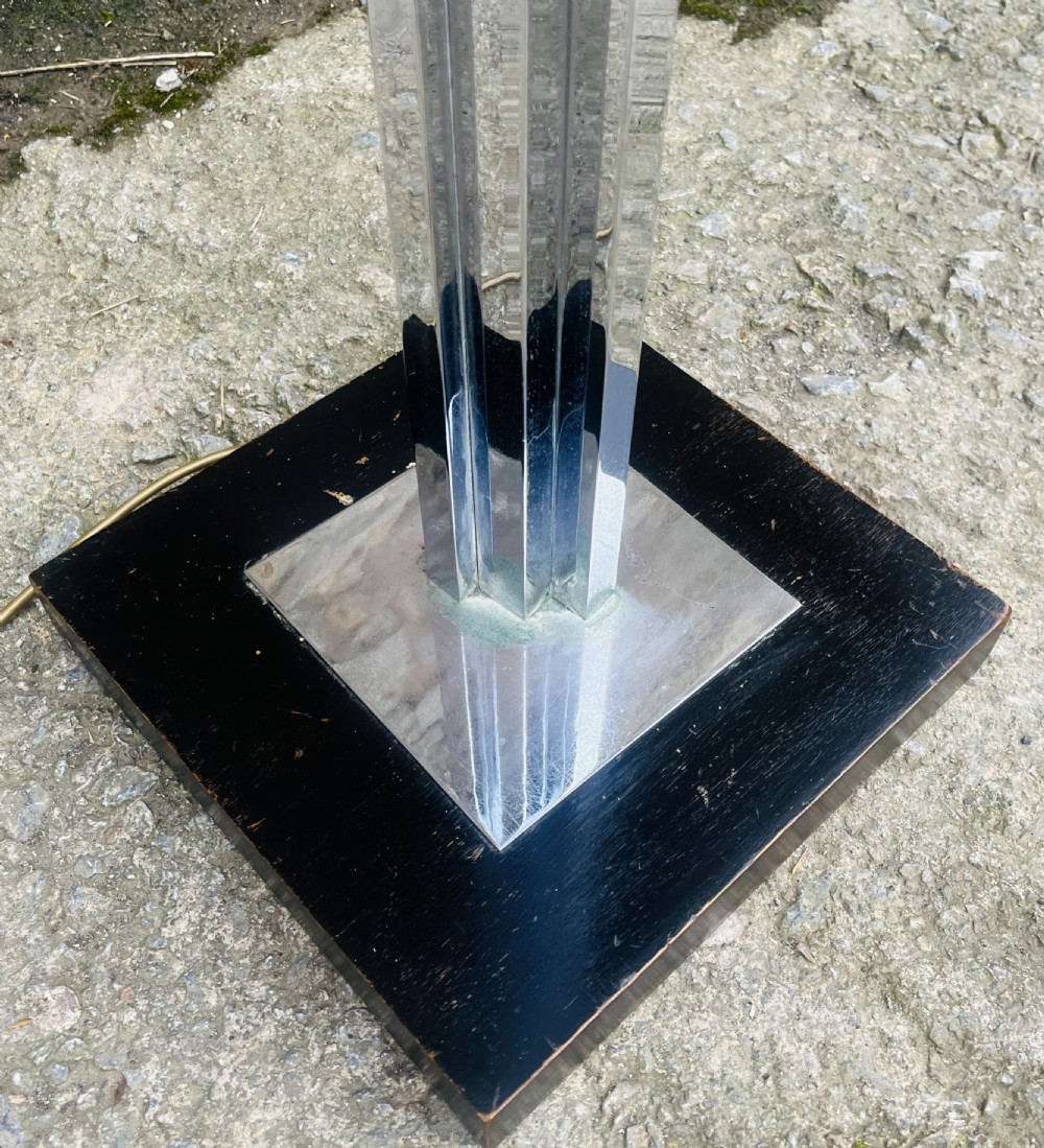 Art Deco Chrome Standard Lamp View III