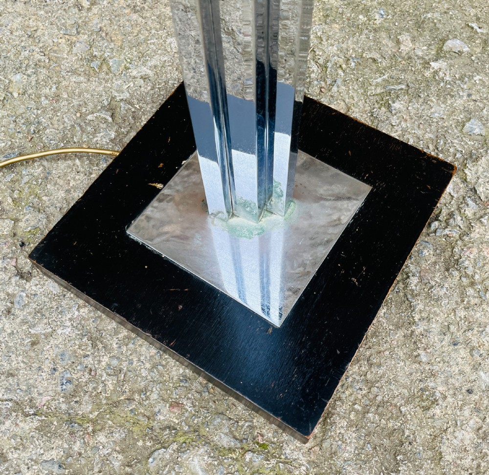 Art Deco Chrome Standard Lamp View XI