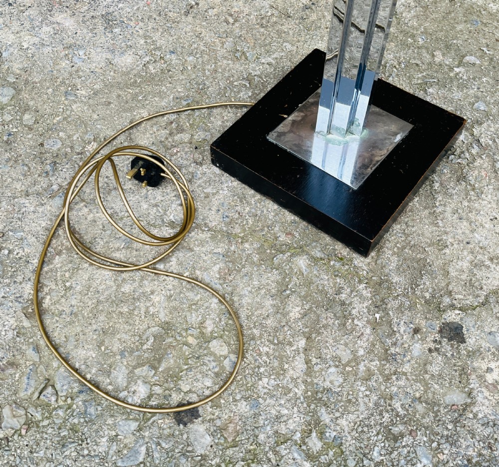 Art Deco Chrome Standard Lamp View XII