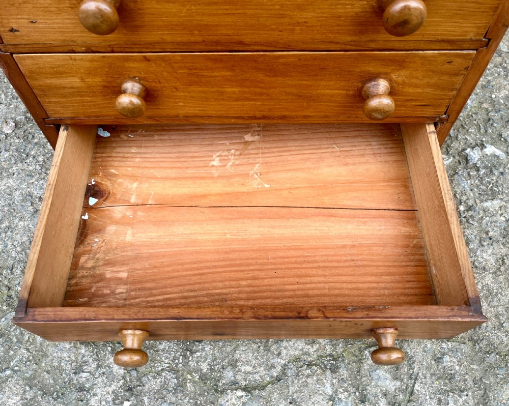 Antique Pine Collectors Chest View V