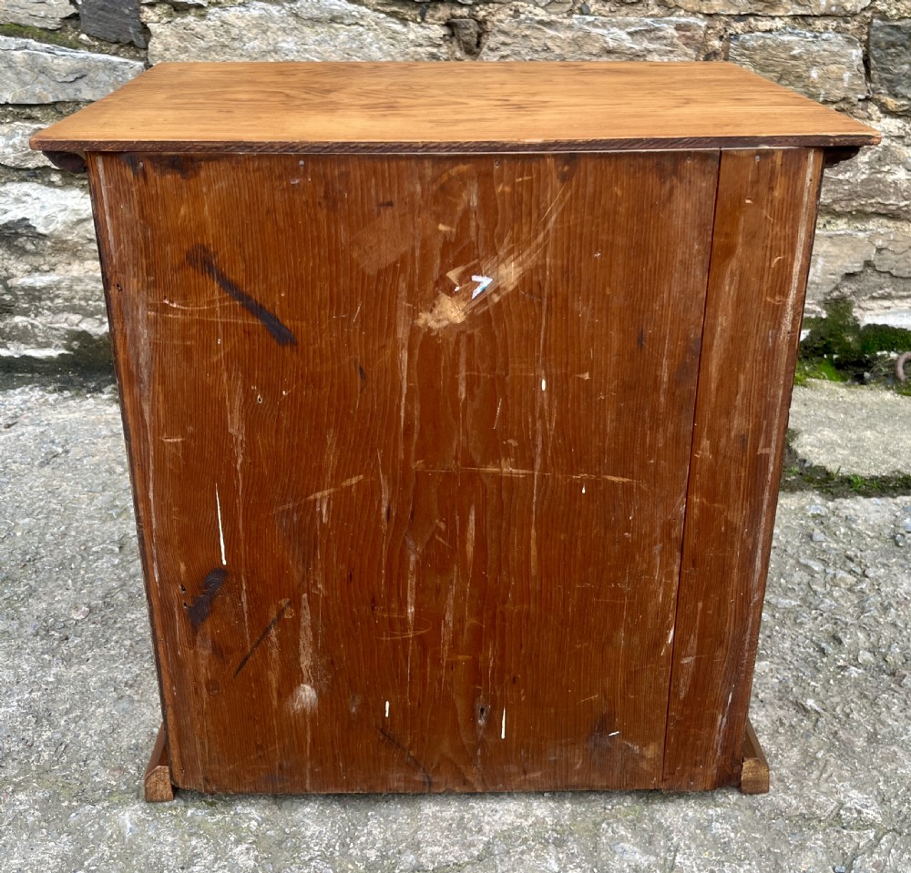 Antique Pine Collectors Chest View XIII