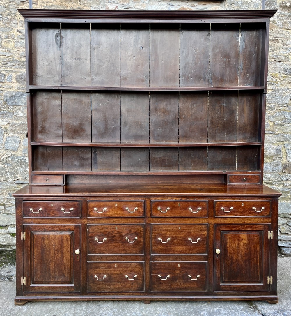 Large Georgian Oak Dresser