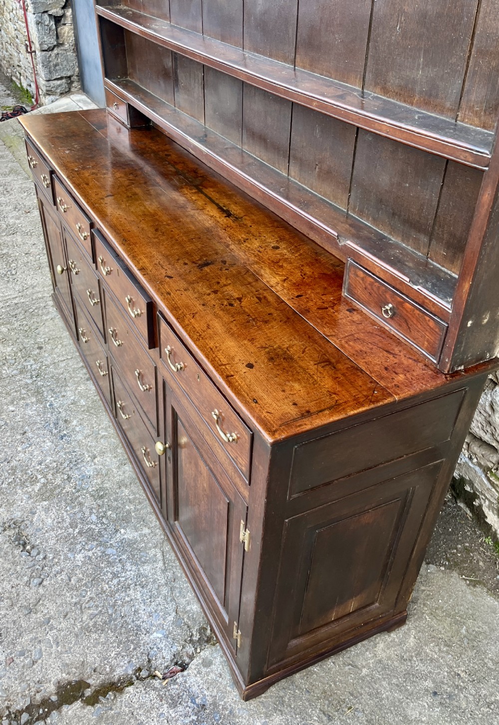 Large Georgian Oak Dresser View V