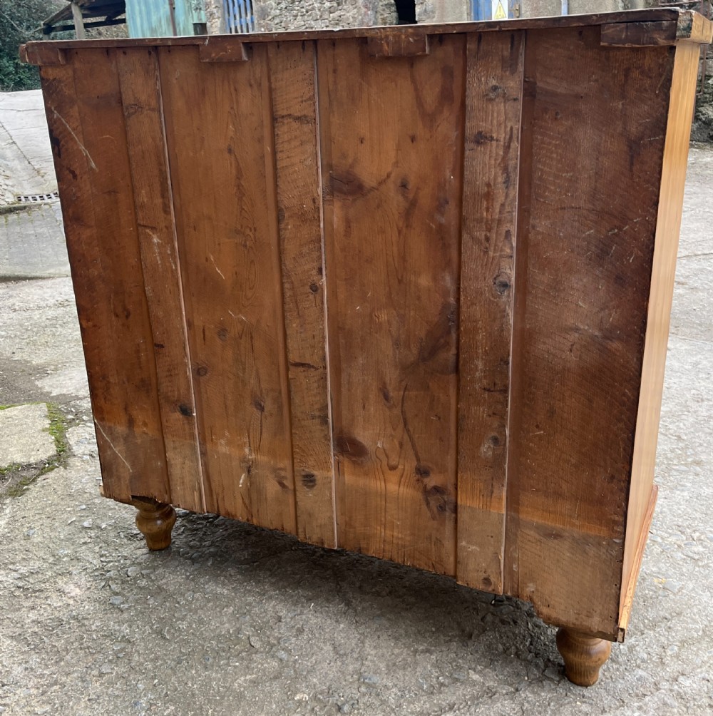 Antique Stripped Pine Chest of Drawers View XV
