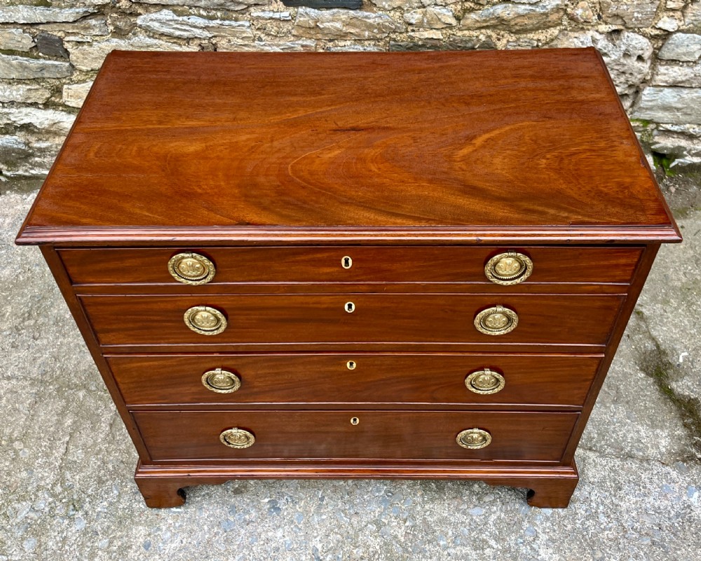 Small Georgian Mahogany Chest of Drawers View III