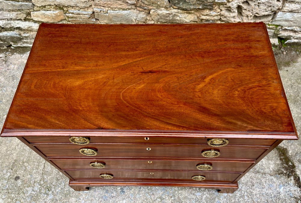 Small Georgian Mahogany Chest of Drawers View IV