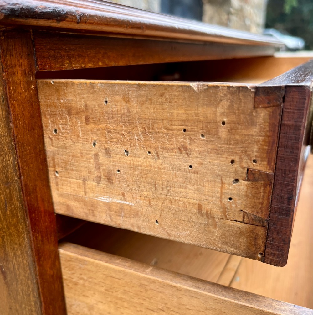 Small Georgian Mahogany Chest of Drawers View VIII