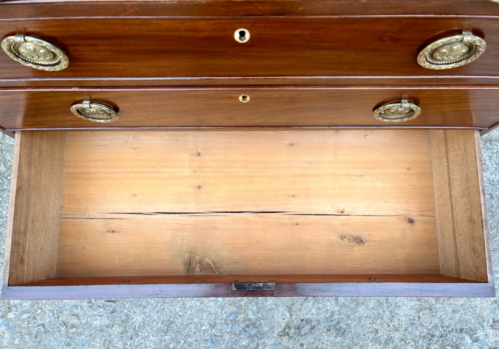 Small Georgian Mahogany Chest of Drawers View XI