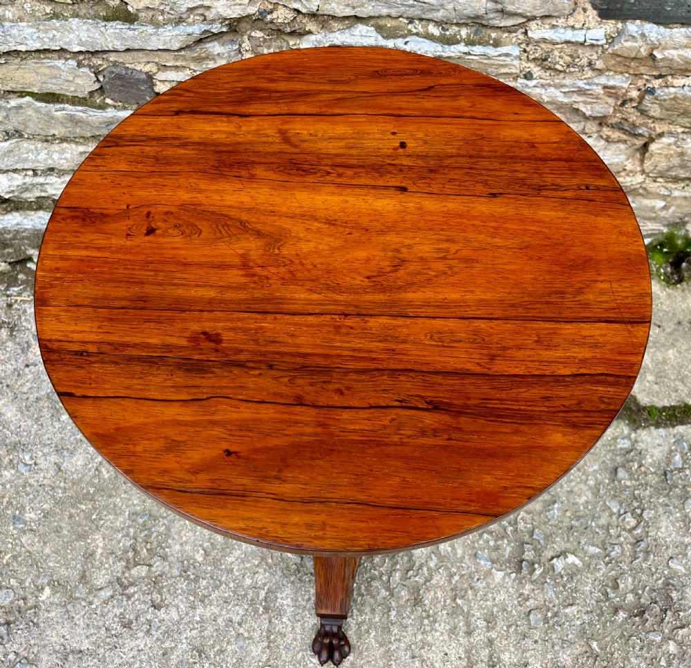 Regency Rosewood Lamp Table View IV