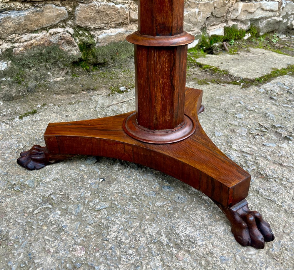 Regency Rosewood Lamp Table View VII