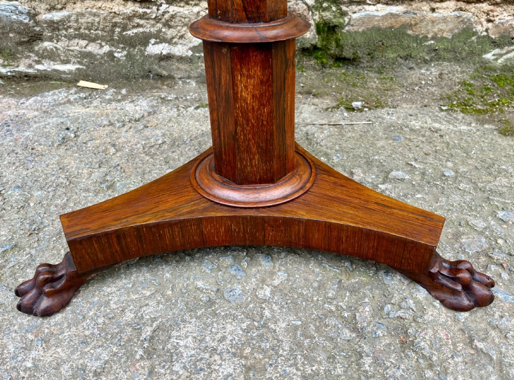 Regency Rosewood Lamp Table View VIII