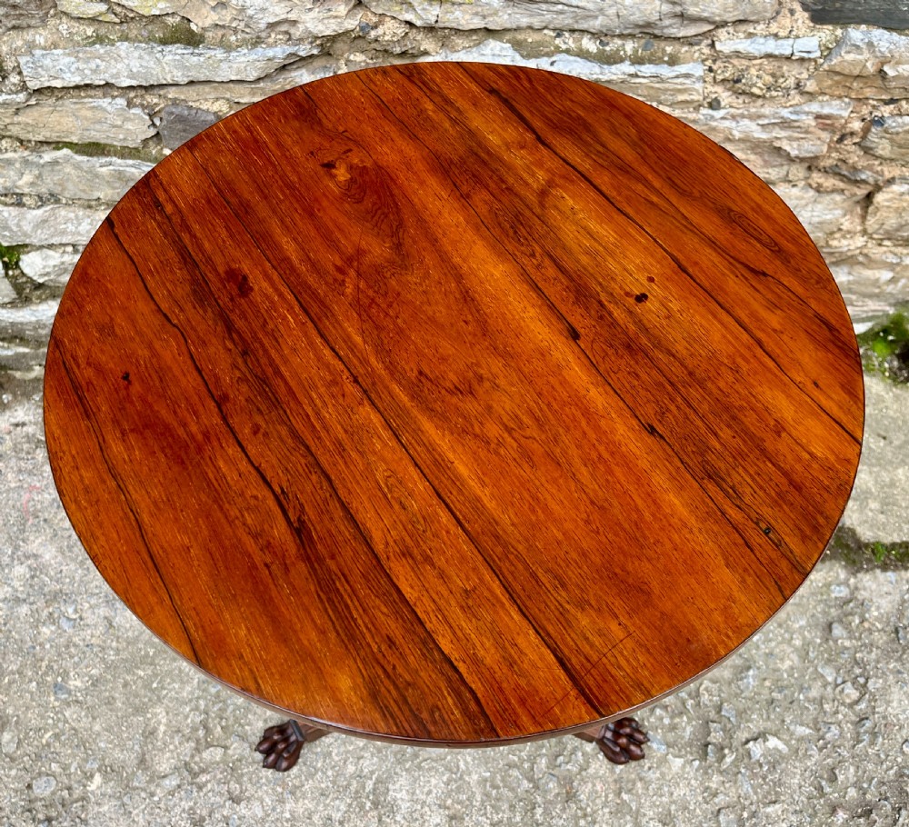 Regency Rosewood Lamp Table View XI