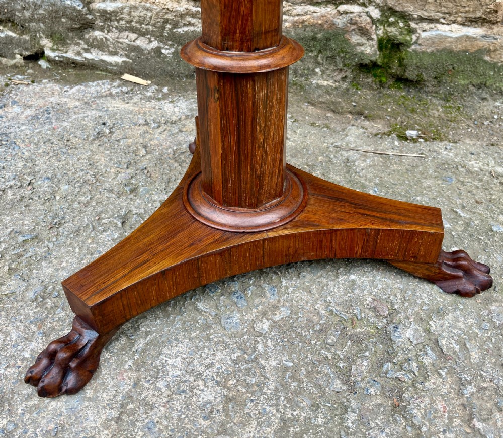 Regency Rosewood Lamp Table View XII
