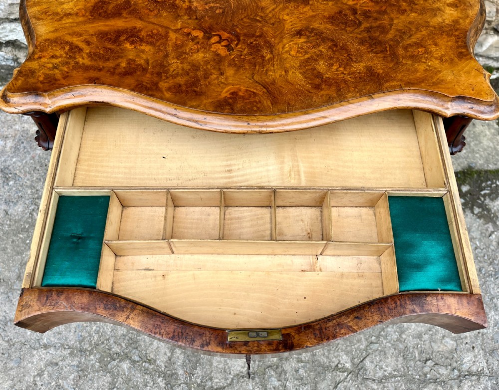 Victorian Walnut Sewing Table View VII
