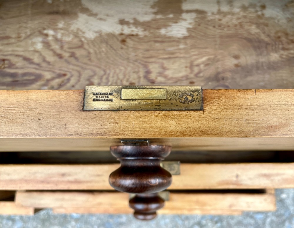 Antique Pine Bank of Drawers View XIII
