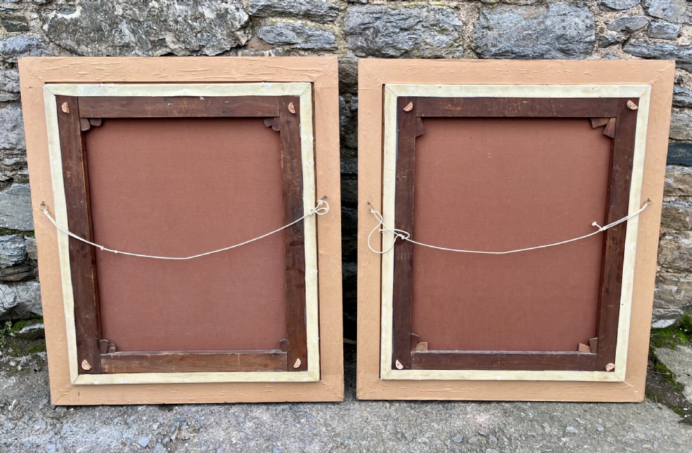 Pair of Georgian Oil on Canvas Portraits View XI