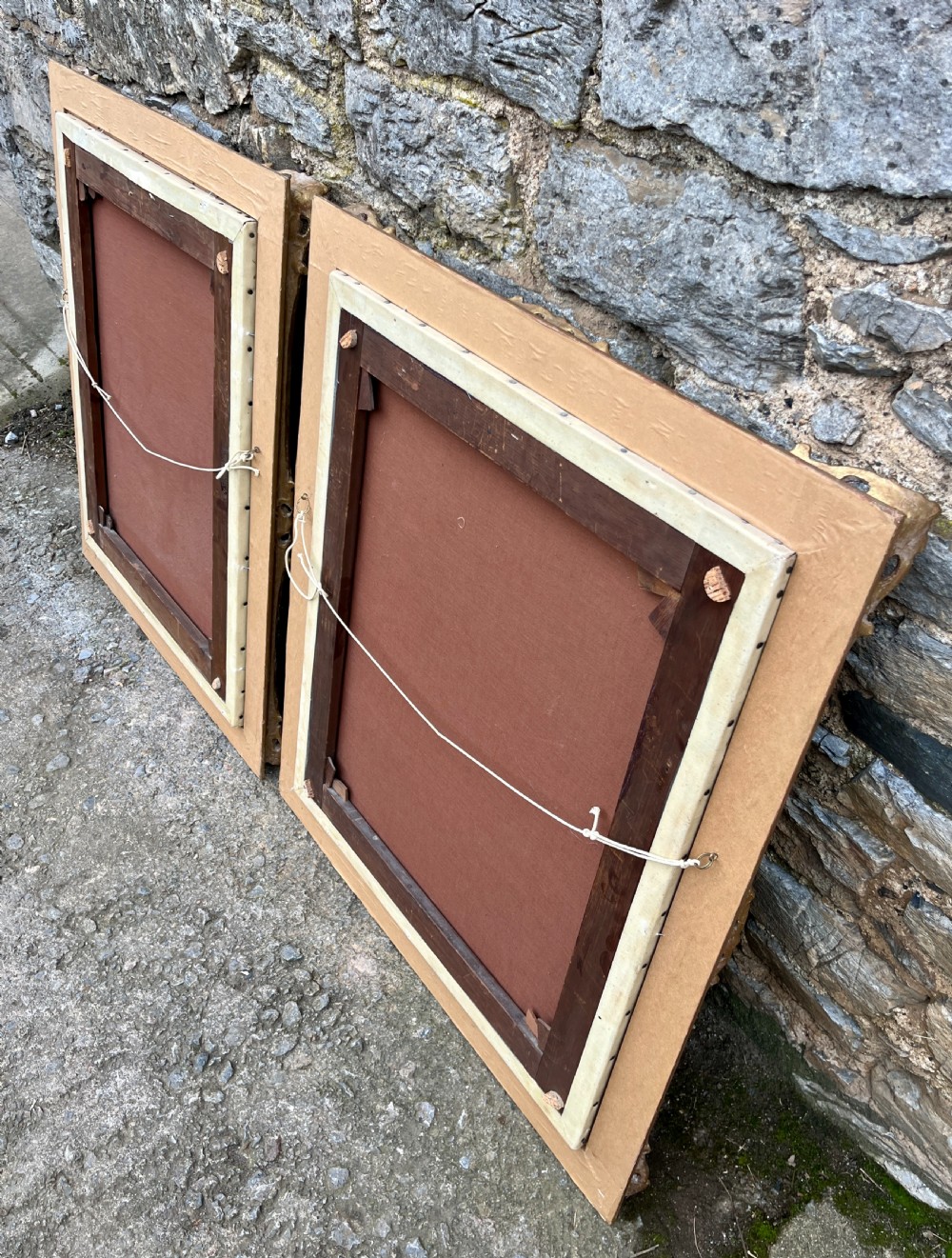 Pair of Georgian Oil on Canvas Portraits View XX