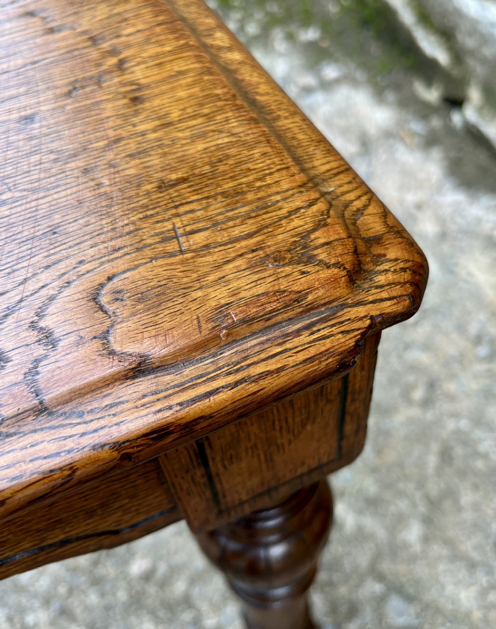 Victorian Oak Window Bench Seat View XVIII