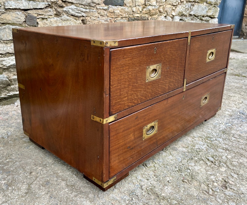 Antique Military Campaign Chest View IV